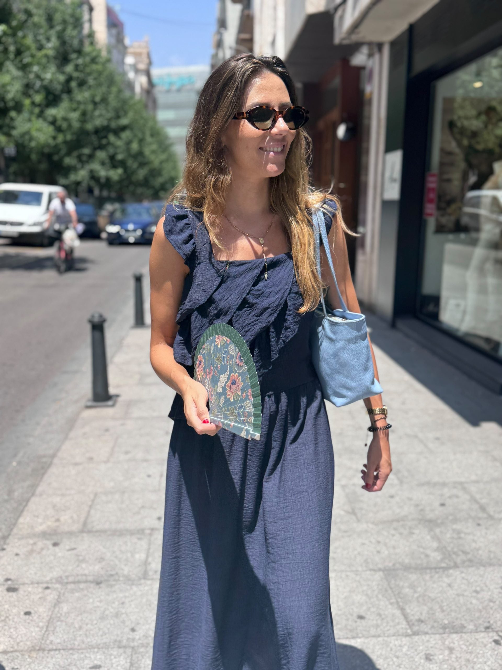 VESTIDO VOLANTES ASIMÉTRICOS