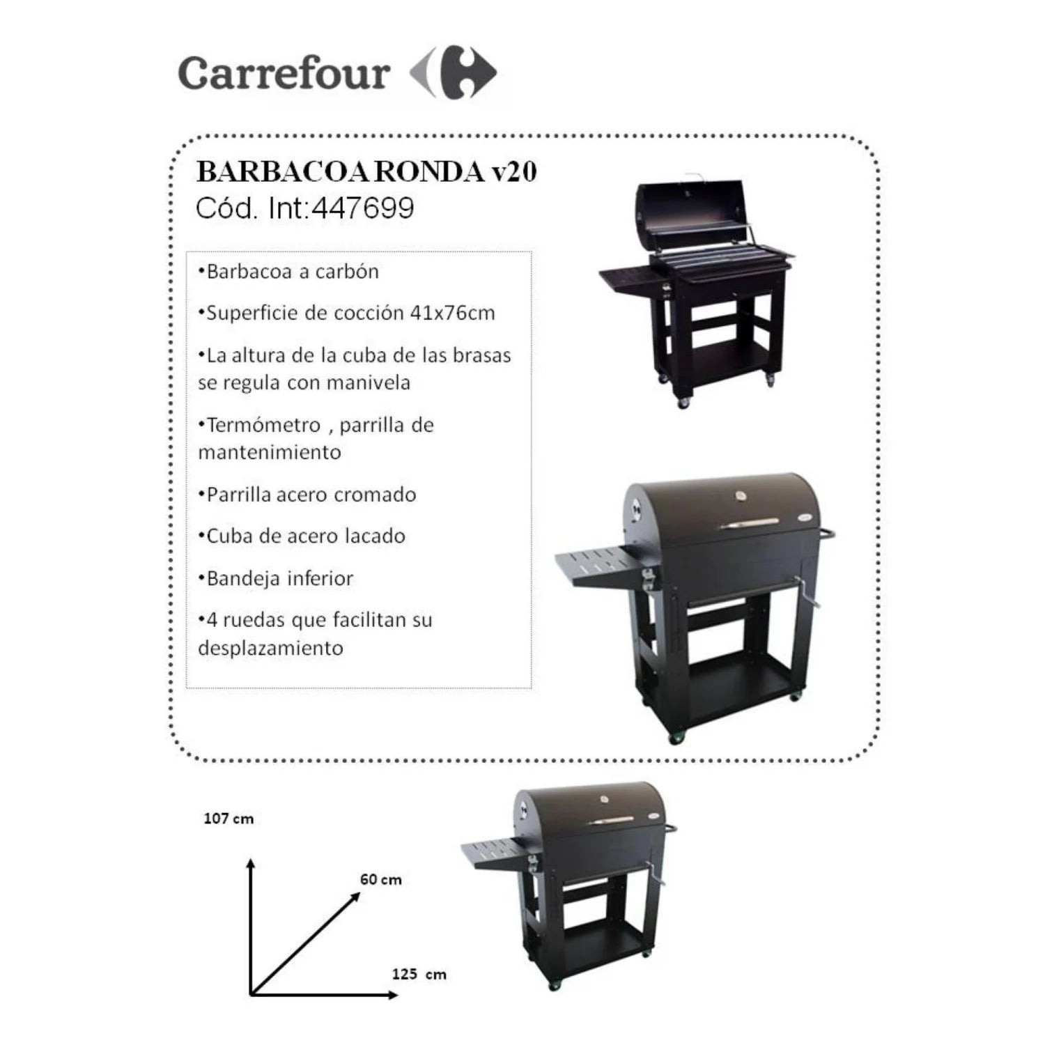 Barbacoa Mod. Ronda V-2020