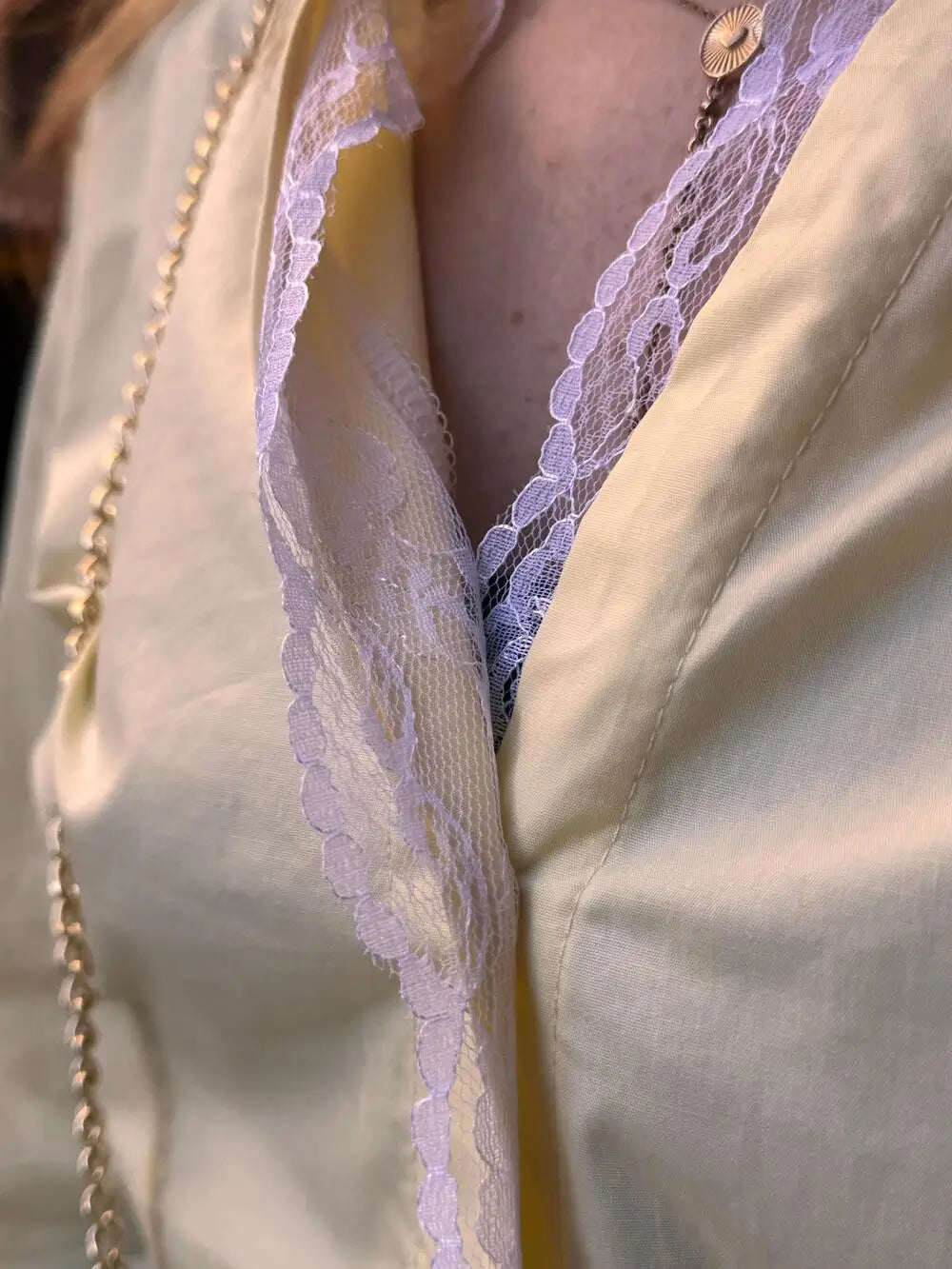 CAMISA POPELIN ENCAJE