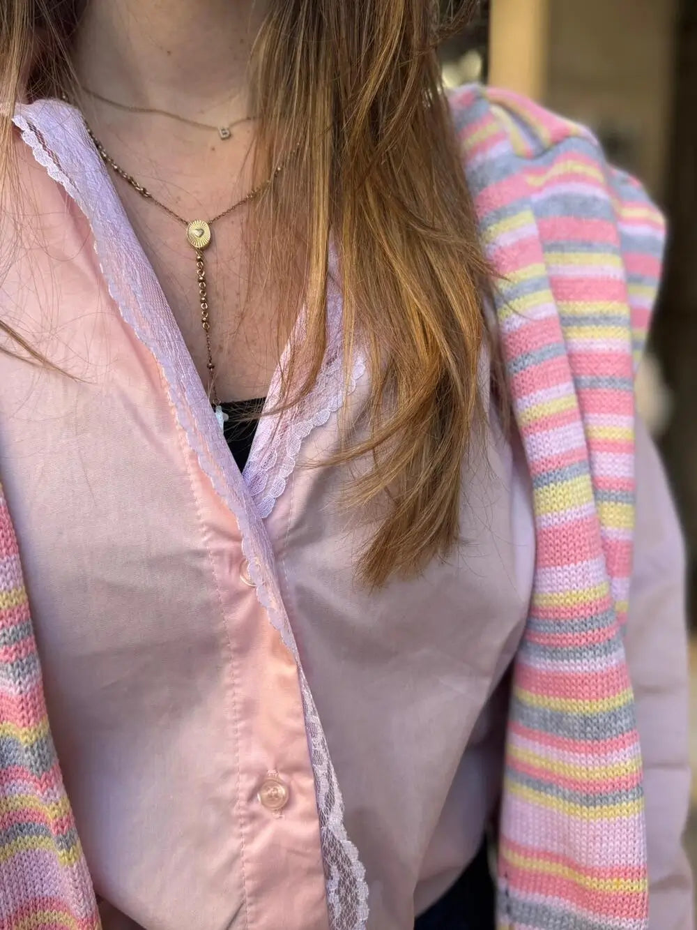 CAMISA POPELIN ENCAJE