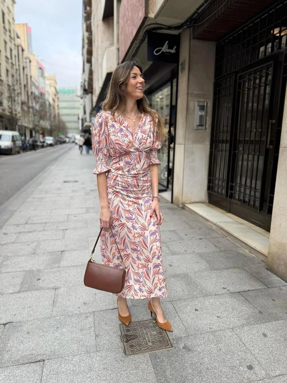 VESTIDO PUNTO DE SEDA C/PICO