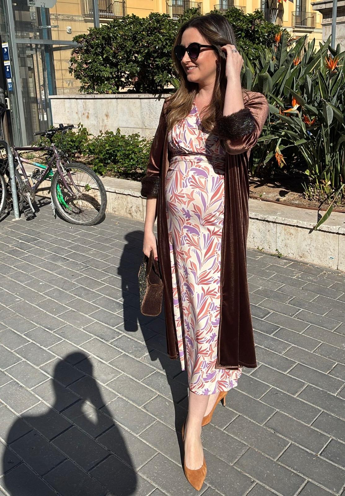 VESTIDO PUNTO DE SEDA C/PICO